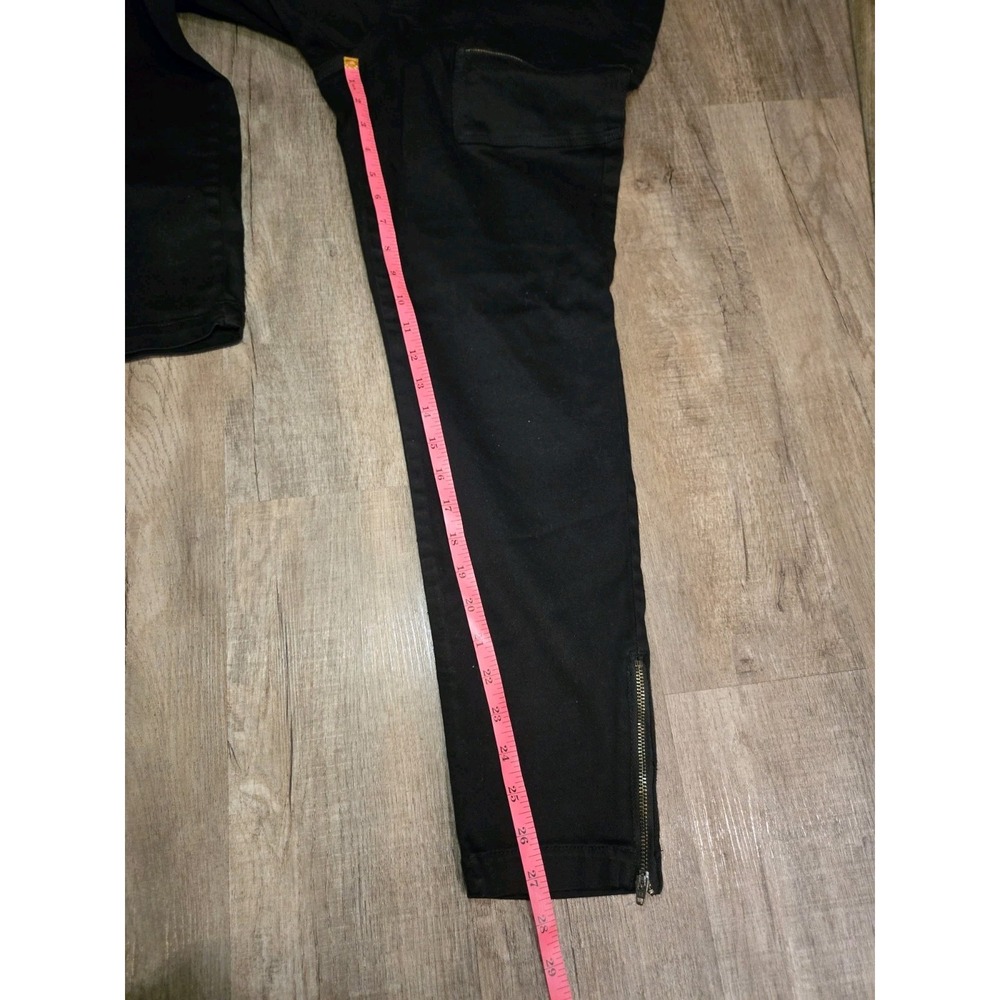Joie's High Rise Park Skinny Leg Jeans Black NWT Size 14/32 - Picture 6 of 6